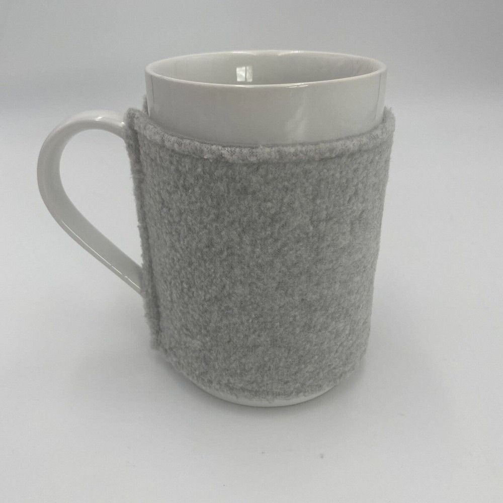 Ceramic St Nicholas Square Mug with Cozy Snowman Sweater 5" - Picture 3 of 6